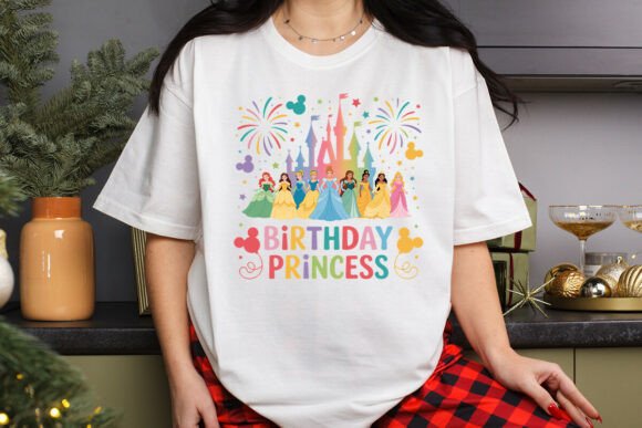 Celebrate in Style: Birthday Princess T-Shirt Design