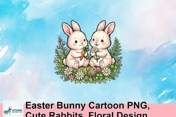 Charming Easter Bunny PNG for Creative Spring Designs