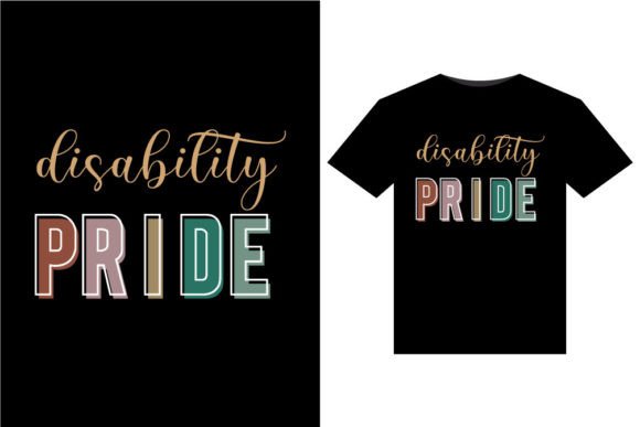Disability Pride T-Shirts Design: Vector Illustrations for Impact