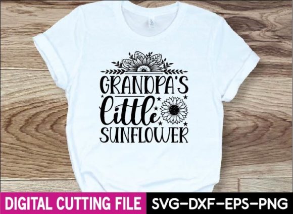 Grandpa's Little Sunflower Svg Design: A Versatile Asset