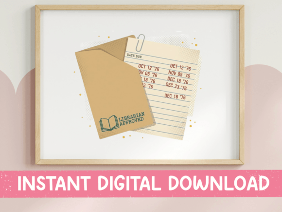 Library Date Due Card Librarian Design: A Vintage Charm for Modern Projects