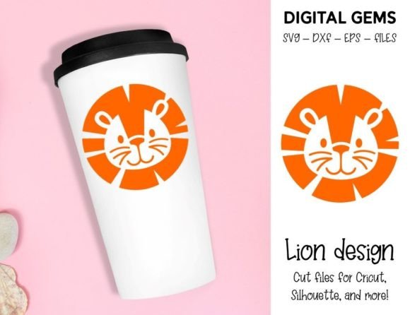 Powerful Lion Design: A Creative Asset for Modern Projects