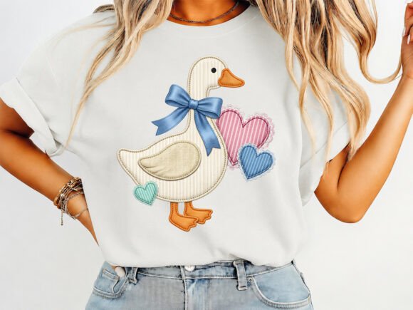 Seersucker Coquette T-Shirt Design: A Charming Graphic Asset