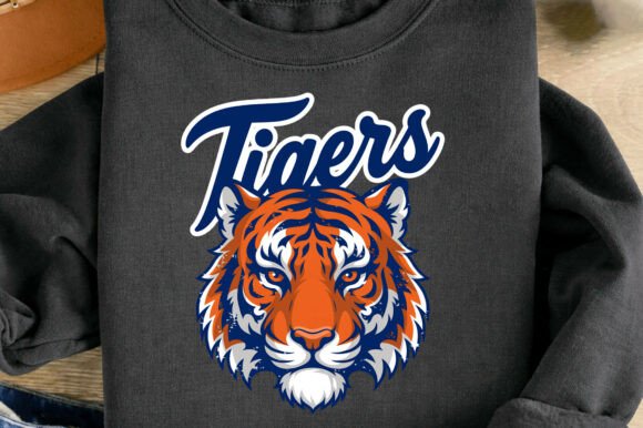 Tigers Mascot Face PNG: A Bold Asset for Modern Design