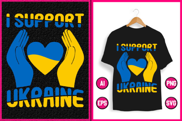 Ukraine T-Shirt Design Vector 29: A Modern Symbol of Solidarity