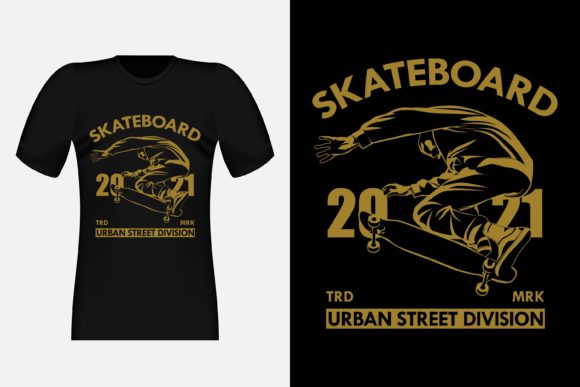 Urban Edge: Mastering Skateboard Street T-Shirt Design